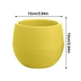 thumbnail image 3 of 1Xpc Flower Tray,Flowerpot 2, Mini Colourful Round Plastic Plant Flower Pots Home Office Decor Planter, 3 of 3