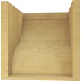 thumbnail image 4 of 11"W x 11"D x 11"H Wide Garner Rough Cedar Woodgrain TimberThane Corbel, Primed Tan, 4 of 6