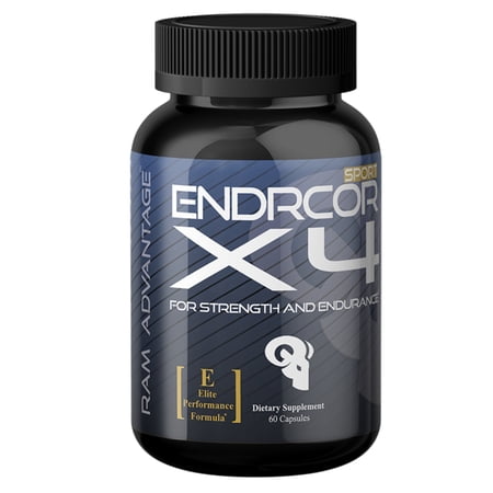Endrcor X4 by Ram Advantage - Testosterone Booster and Blood Flow Supplement for Men - Optimized with Longjack and Fenugreek