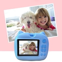 Children's Instant Print Camera 1080P Recording 2.0 Inch Screen 180 Degree Rotating Lens 48 Megapixel Lightweight Portable Photography 5ml ink Blue