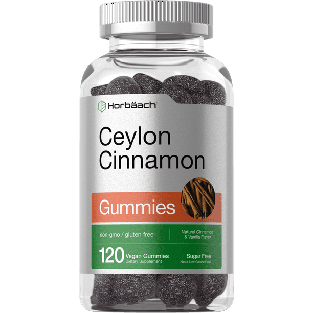 Ceylon Cinnamon 2000mg 120 Vegan Gummies by Horbaach