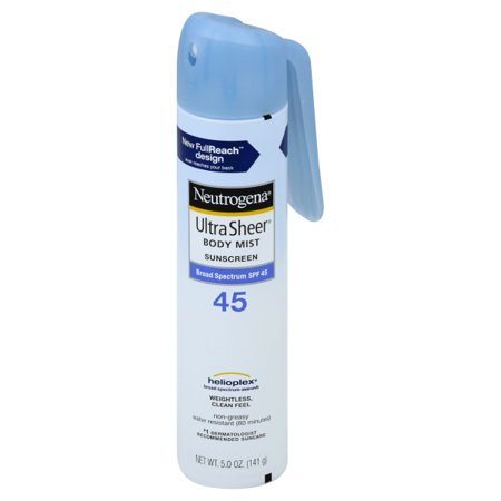 Neutrogena Ultra Sheer Lightweight Sunscreen (Best Spray Sunscreen 2019)