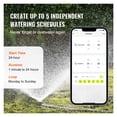 thumbnail image 4 of WiFi Sprinkler Timer Single Outlet Smart Hose Faucet Water Timer APP Control / Voice Control ,Easy to Set Up, 4 of 5