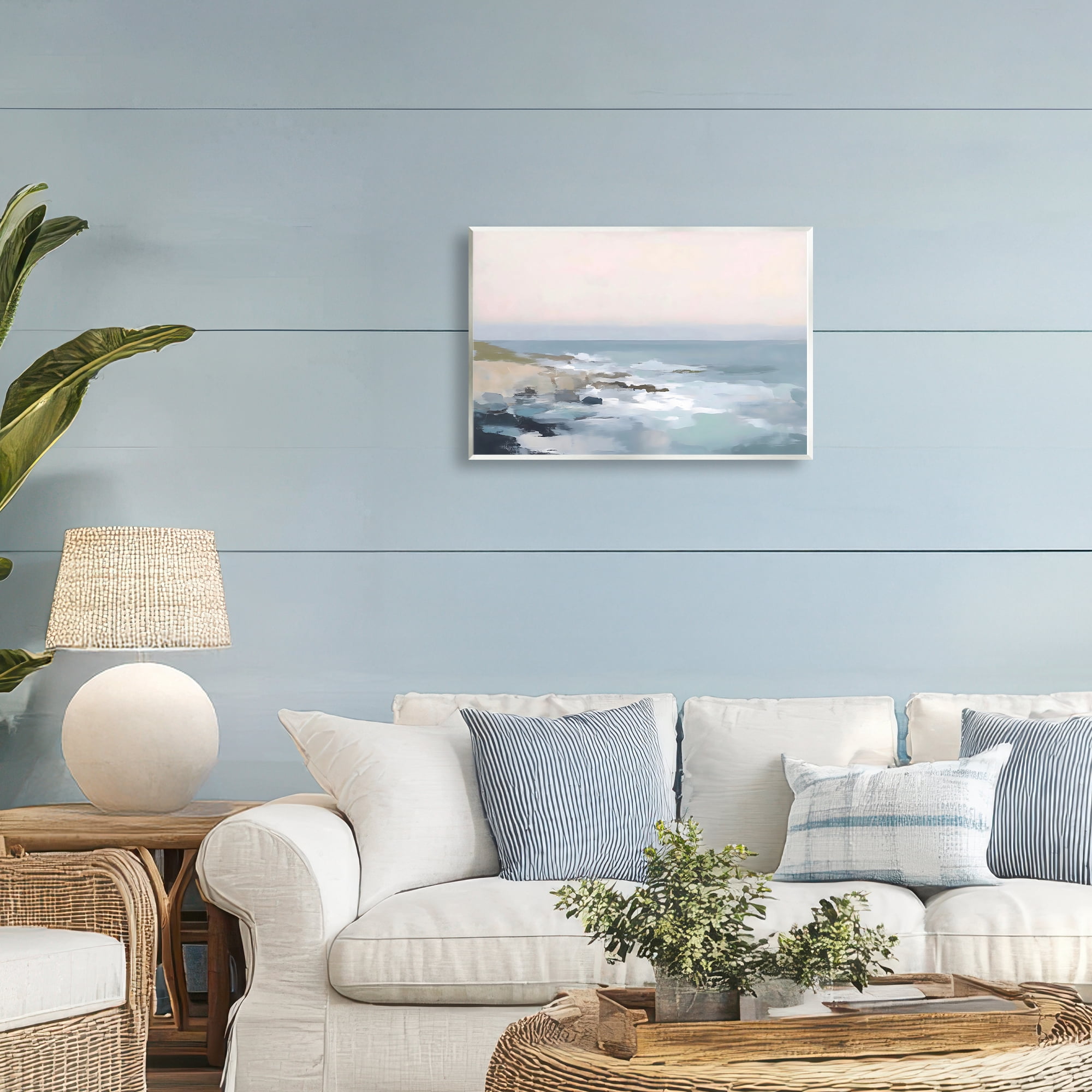 Stupell Industries Serene Coastal Ocean Scene Wall Plaque Art, design by Creative Studio