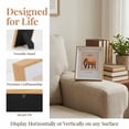 thumbnail image 2 of Unique Bargains Wall Mounting and Tabletop Display Photo Frame White Wood Grain 4" x 6", 2 of 5