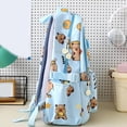thumbnail image 5 of Cartoon Animal Print Backpack Middle Elementary With Detachable Mini Coin Pouch Side Mesh Pocket Waterproof Back To School Bookbag, 5 of 9