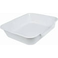 thumbnail image 5 of 1 Pack of Extra Large Cat Litter Box (ABS Material), Low Entry Senior Litter Pen for Geriatric Kitty Big Cats, Jumbo Pet Safe Litter Boxes Tray for Indoor Pets Potty (Gray, 24" L x 20" W), 5 of 15