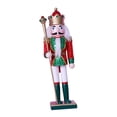 thumbnail image 4 of Figuras de Cascanueces de Madera Reluciente Adornos de Escritorio de Navidad Figuras de de Navidad de Madera Coleccionables para Encim bota verde Gloria Figuras de Cascanueces, 4 of 7