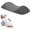 Dark Gray, variant on Sciatica Pillow, Ergonomic Memory Foam Lumbar Support Pillow for Bed, Waist Support for All Sleepers,Grey