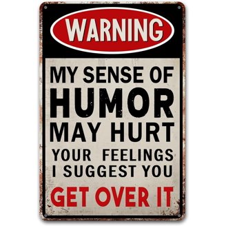 BTFSigns 8x12 Inch 'Beer Limit 24' Aluminum Sign - Retro Funny Man Cave Garage Decor