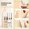 thumbnail image 6 of Kokovifyves Warm Change Concealer Foundationing Long Lasting No Makeup Removal Nourishing Refreshing Moisturising Care Hydrating Foundationing 30ml, 6 of 9