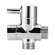 thumbnail image 1 of Válvula de tres vías, válvula desviadora de grifo de 3 vías, accesorios de baño, reemplazo del sistema de ducha, ingeniería de precisión, 1 of 8