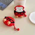 thumbnail image 6 of 3D Cute Tomatoes Case for AirPods Pro2 Airpod Pro 1 2 3 4 Bluetooth Earbuds Charging Box Protective Earphone Case Cover (Case and pendant,for AirPods 3), 6 of 7