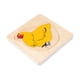 thumbnail image 1 of Rompecabezas infantil de madera sobre el ciclo de la vida, multicapa, juguete educativo. Gallina, 1 of 9