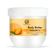 Nuerma Science Vitamin C Cold Body Butter Cream for Face & Body w/ Vitamin C, E Oil, Shea Butter (200 g)