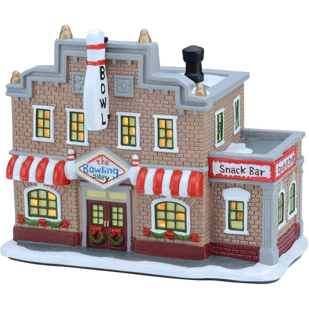 Holiday Time 6.625" Bowling Alley Christmas Village