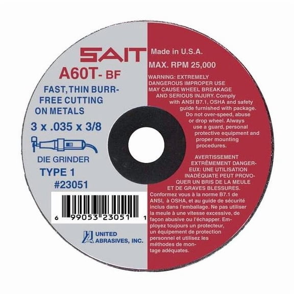 United Abrasives/Sait 23068