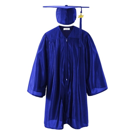Karoyedx Boys Graduation Cap And Gown Preschool & Kindergarten Graduation Cap and Gown with Tassel 2026 Charm Sets Navy Size 4-5 Years