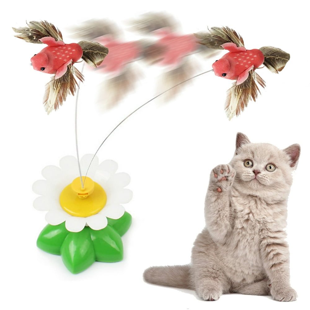 tweeting bird cat toy