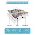 thumbnail image 5 of Purple Teal Ethnic Twin Size Down Alternative Comforter, Lightweight Comforter Quilt Bedding Set with Pillow Shams Boho Modern Geometric Abstract Art All Seasons Bed Comforter Duvet Insert 68"x86", 5 of 7