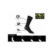 (2 pack) Athletic Works Men's Big and Tall Crew Socks 12 Pack