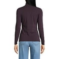 thumbnail image 2 of Lands' End Women's Petite Lightweight Jersey Fitted Turtleneck, 2 of 3