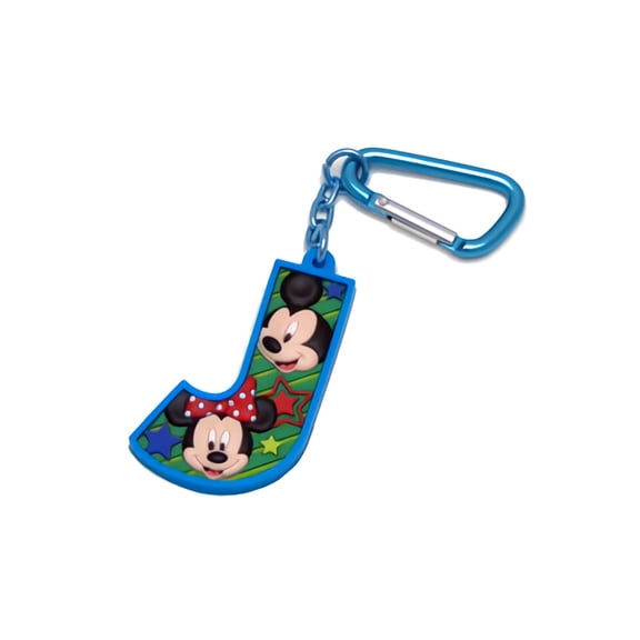 Mickey and Friends Letter J Laser Cut Keychain