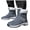 Grey, variant on Women's Snow Boots Winter Lace up Fleece Lined Winter Ankle Booties Arch Support Outdoor Shoes for Walking Hiking White 10