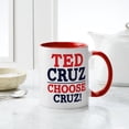 thumbnail image 4 of CafePress - Choose Cruz! Mug - 11 oz Ceramic Mug - Novelty Coffee Tea Cup, 4 of 4