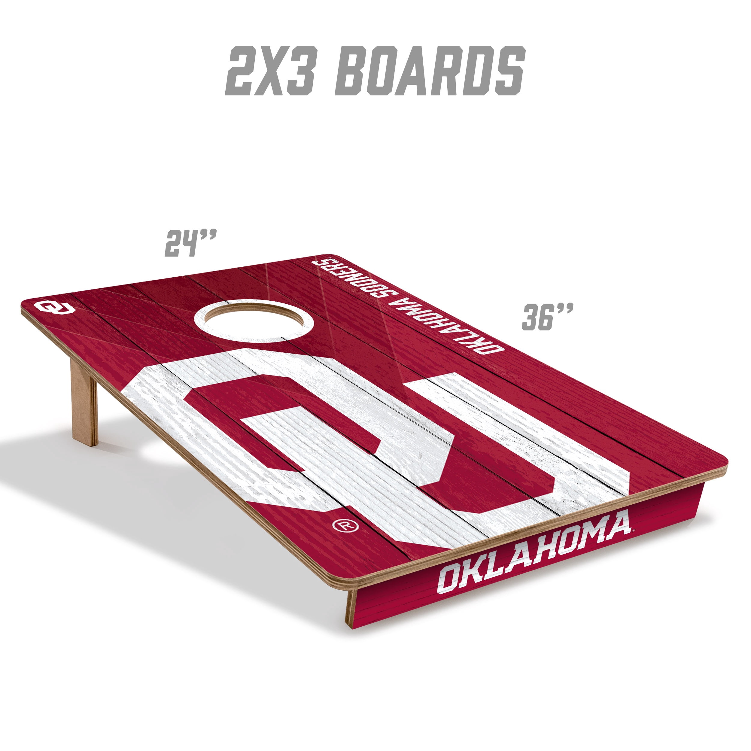 YouTheFan NCAA Oklahoma Sooners 2' x 3' Cornhole Game