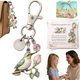 thumbnail image 3 of Hummingbird Keychain for Mom Meaningful Gift, Floral Enamel Pendant for Purse Backpack, Inspirational Resilience Charm for Women, Love Filled Keepsake for Mother, 3 of 9
