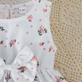 thumbnail image 5 of Fozruso Girls Clothing Sets Girls Summer Outfits Baby Girl Cute Heart Print Jacket With Floral Dress Casual Party Picnic Spring Outfit Set For Toddler 6 Months To 3 Years,2-3 Years(Red), 5 of 6