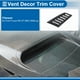thumbnail image 4 of Recubrimiento de salida de aire del capó Unique Bargains para Ford Focus RS ST MK2 2009-en adelante, Bezel de decoración exterior ABS de fibra de carbono negra 26x13.7cm 1 par, 4 of 7