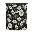thumbnail image 2 of White Anemone Flower Airtight Coffee Bean Canister 17oz Food Storage Containers with Lids For Gournd, Tea, Sugar, Flour, Rice, Cereal, Candy Cookie Jar, 2 of 8