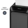 thumbnail image 4 of Fellowes Powershred Jam Protection Micro Cut Shredder, Black, 1 Pack, 4 of 8