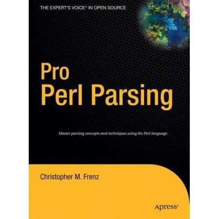 Pre-Owned Pro Perl Parsing (Hardcover) 1590595041 9781590595046