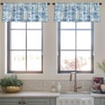 thumbnail image 4 of LALILO Kitchen Curtain Valance Portrait Cute Funny Pineapple Rod Pocket Window Curtain 52"x 18" Set of 2, 4 of 7