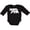AB-Black, variant on Inktastic Montana White Bear Silhouette Boys or Girls Long Sleeve Baby Bodysuit