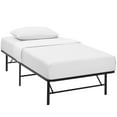 thumbnail image 6 of Modway Horizon Stainless Steel Twin Metal Bed Frame in Brown, 6 of 8
