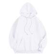 thumbnail image 4 of MHFRRA Sudadera con Capucha y Estampado de Moda, Informal, de Manga Larga, Suave y Cómoda, para Uso Diario En Otoño E Invierno, para Actividades Al Aire Libre, Ligera y Cálida Blanco, 4 of 5