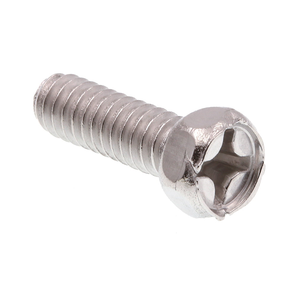 20 Nylon 1/4-20 3/4" Hex Head Screws Fully Threaded Natural Color 