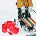 thumbnail image 4 of DEEPCRAFF Jouets de Plein Air 1 Ensemble Pelle à Neige Rouge en Forme pour Enfants Hiver Antigel 6.3x2.6x1.2 Po, 4 of 8