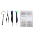 thumbnail image 1 of Watch Repair Nuts Screws, Eyeglass Repair Kit Easy To Store Sturdy Multifunction Stainless Steel Tiny with Screwdriver Tweezer for Glasses, 1 of 7