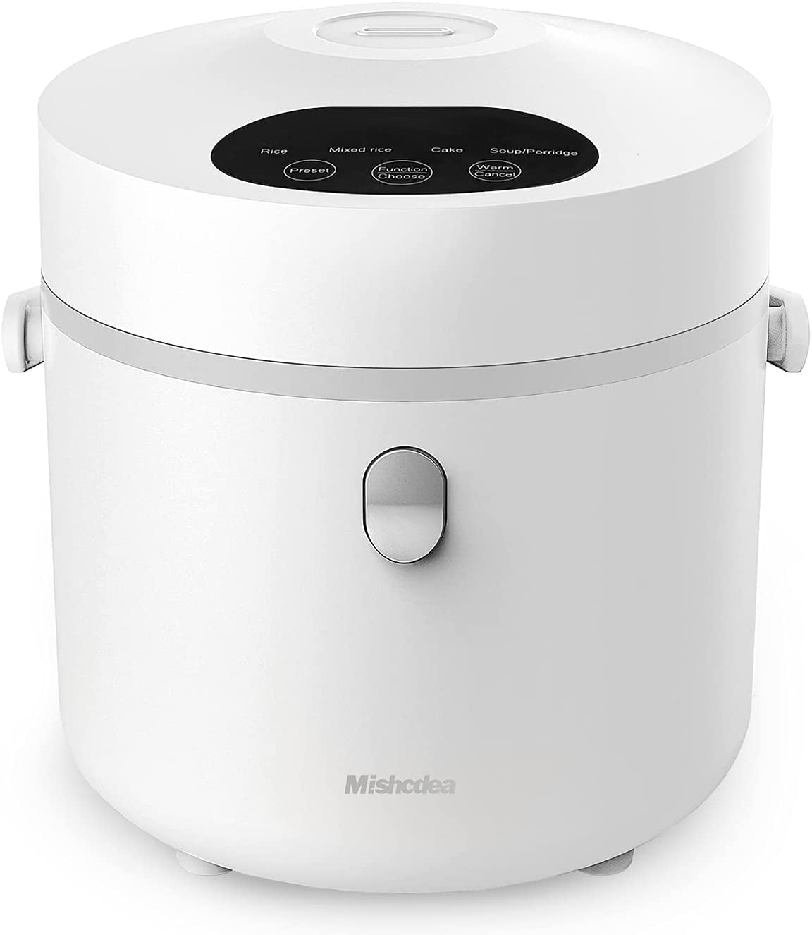 Mishcdea Small Rice Cooker 3 Cups (Uncooked), 12 Hours Preset and Keep Warm, Electric Nonstick