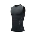 thumbnail image 2 of Compression Shirt Men Tank Top Undershirt Slimming Body Shapewear Tummy Control Athletic Sleeveless Shirts, 2 of 5
