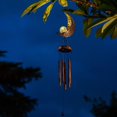 thumbnail image 5 of Carillón de viento Solar en movimiento Led Luna luz colgante impermeable al aire libre decorativo para jardín Patio cubierta JAMW Sencillez, 5 of 5