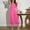 Hot Pink, variant on Summer Jumpsuits For Women 2026 Dressy Sleeveless Business Loose Wide Leg One Piece Jumpsuits Crew Neck Baggy Overalls Going Out Beach Summer Rompers For Women L
