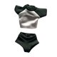 thumbnail image 5 of Ropa para figura de acción a escala 1/12: Camisa de manga corta, top corto y pantalones cortos. Verde, 5 of 9