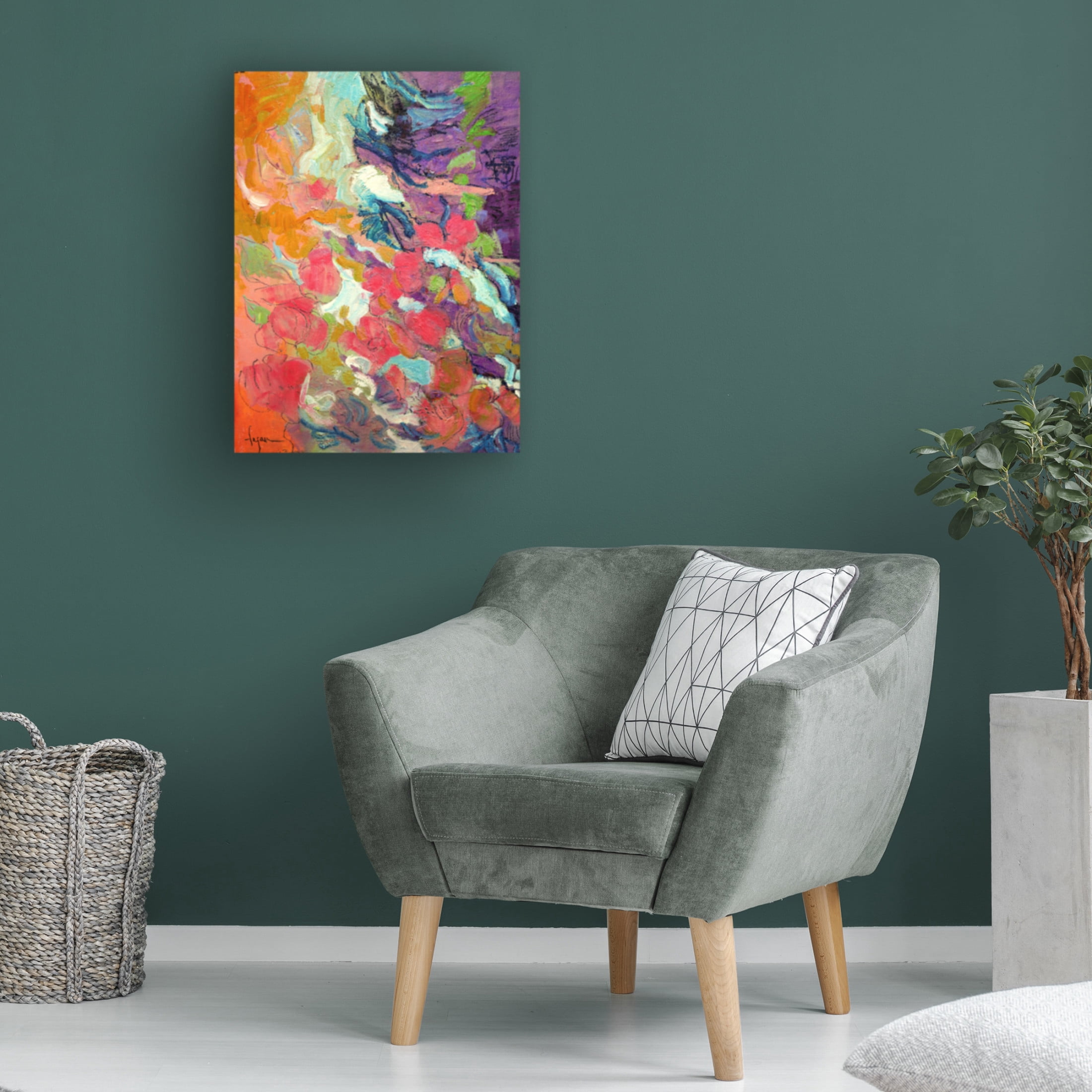 Canvas Wall Art - Dorothy Fagan ' Descendinggracesii' Wall Art for Living Room, Bedroom, or Office D?cor by Trademark Fine Art - 18 x 24 Inches