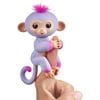 Fingerlings 2Tone Monkey - Sydney (Purple with Pink Accents) - Interactive Baby Pet